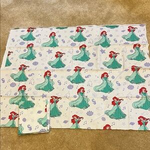 Little Mermaid Fabric with Ariel Print